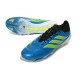 Tacos de Futbol adidas Predator Elite L FG Azul Neón Lima