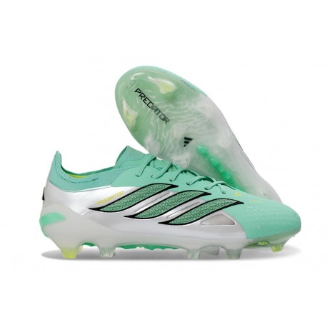 Tacos de Futbol adidas Predator Elite L FG Verde Plateada