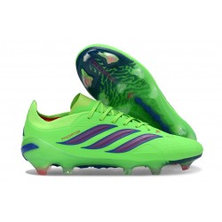 Tacos de Futbol adidas Predator Elite L FG Verde Azul