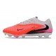 Zapatos de Fútbol Nike Phantom 6 Low Elite FG Carmesí Brillante / Gris / Negro