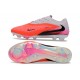 Zapatos de Fútbol Nike Phantom 6 Low Elite FG Carmesí Brillante / Gris / Negro