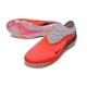Zapatos de Fútbol Nike Phantom 6 Low Elite FG Carmesí Brillante / Gris / Negro