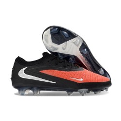 Zapatos de Fútbol Nike Phantom 6 Low Elite FG Rojo Negro Plateada