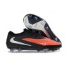 Zapatos de Fútbol Nike Phantom 6 Low Elite FG Rojo Negro Plateada