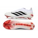 Zapatillas de Fútbol adidas Predator Elite LL FG Blanco Negro Rojo
