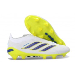 Zapatillas de Fútbol adidas Predator Elite LL FG Blanco Amarillo Azul