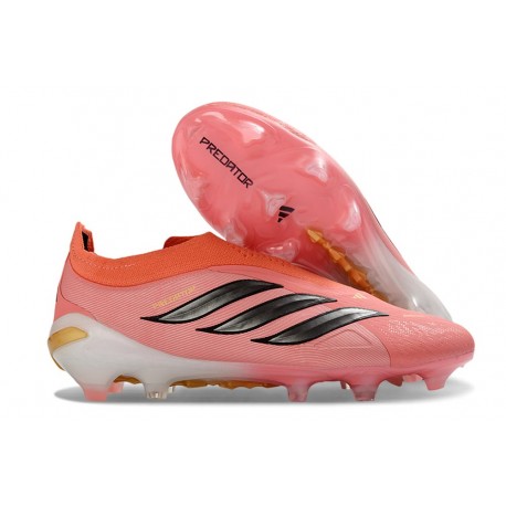 Zapatillas de Fútbol adidas Predator Elite LL FG Rosa Negro
