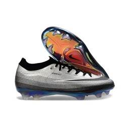 Botas y Zapatillas de Futbol Nike Mercurial Vapor XVII Elite FG Negro Plateada