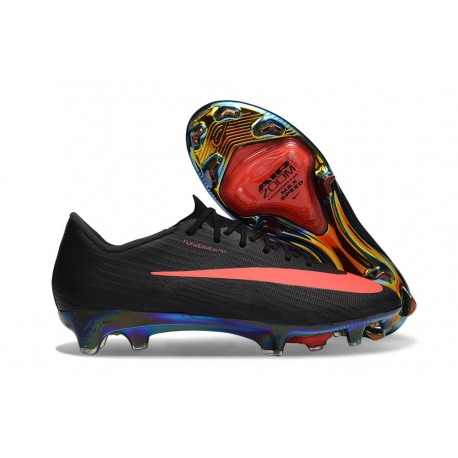 Botas y Zapatillas de Futbol Nike Mercurial Vapor XVII Elite FG Negro Rojo