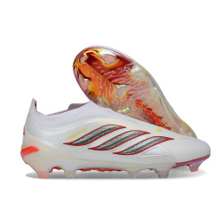 Zapatillas de Fútbol adidas Predator Elite LL FG Blanco Rojo Negro