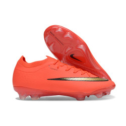 Botas y Zapatillas de Futbol Nike Mercurial Vapor XVII Elite FG Rojo Dorada