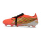 Bota de Fútbol adidas Predator 26 Elite FT FG Naranja Negro Dorado