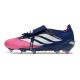 Bota de Fútbol adidas Predator 26 Elite FT FG Azul Rosa Plateada
