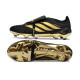 Bota de Fútbol adidas Predator 26 Elite FT FG Negro Dorada