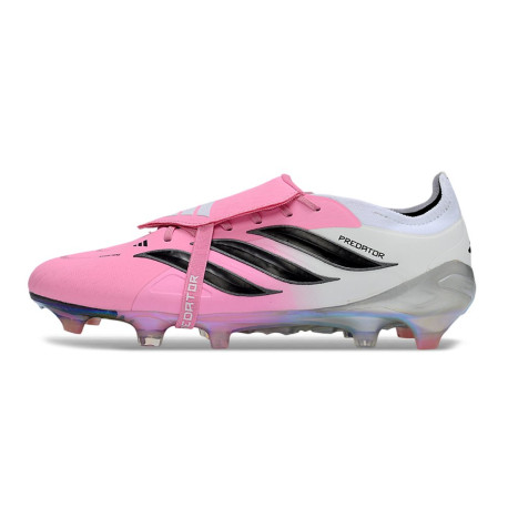 Bota de Fútbol adidas Predator 26 Elite FT FG Rosa Blanco Negro