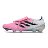 Bota de Fútbol adidas Predator 26 Elite FT FG Rosa Blanco Negro