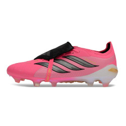 Bota de Fútbol adidas Predator 26 Elite FT FG Rosa Negro