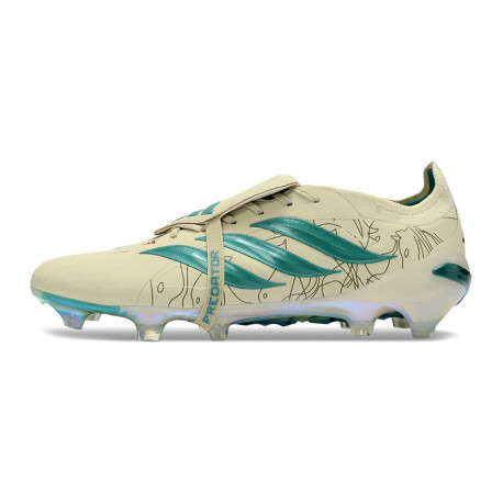 Bota de Fútbol adidas Predator 26 Elite FT FG Beis Verde