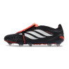 Bota de Fútbol adidas Predator 26 Elite FT FG Negro Ftwr Blanco Rojo Lúcido