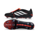 Bota de Fútbol adidas Predator 26 Elite FT FG Negro Ftwr Blanco Rojo Lúcido
