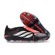 Bota de Fútbol adidas Predator 26 Elite FT FG Negro Ftwr Blanco Rojo Lúcido