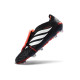 Bota de Fútbol adidas Predator 26 Elite FT FG Negro Ftwr Blanco Rojo Lúcido