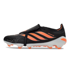 Tacón de Futbol adidas Predator 26 Elite Foldover Tongue FG Negro Naranja