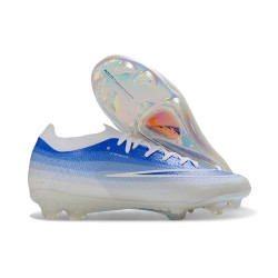 Tacos Nike Air Zoom Mercurial Vapor 17 Elite FG Azul Blanco