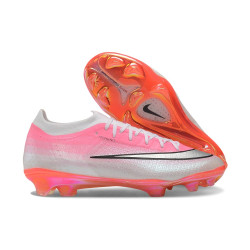 Tacos Nike Air Zoom Mercurial Vapor 17 Elite FG Rosa Plateado