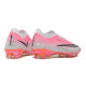 Tacos Nike Air Zoom Mercurial Vapor 17 Elite FG Rosa Plateado