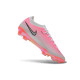 Tacos Nike Air Zoom Mercurial Vapor 17 Elite FG Rosa Plateado