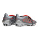 Tacón de Futbol adidas Predator 26 Elite Foldover Tongue FG Gris Rojo