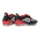 Tacón adidas Predator 26 Elite Foldover Tongue FG Negro Rojo Blanco