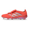 Tacón de Futbol adidas Predator 26 Elite Foldover Tongue FG Rojo Plateado