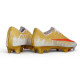 Zapatillas Nike Mercurial Superfly XI Elite Terreno Firme CR7 Dorada Rojo
