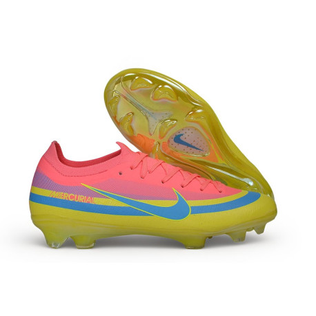 Bota de Fútbol Nike Mercurial Vapor 17 Elite FG Rojo Amarillo Azul