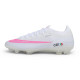 Bota de Fútbol Nike Mercurial Vapor 17 Elite FG CR7 Blanco Rosa