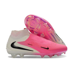 Zapatos Nike Phantom 6 Alto Elite Fg Rosa Blanco
