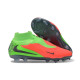 Botas de Fútbol Nike Phantom 6 High Elite Fg Hot Punch Negro Verde Strike