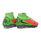 Botas de Fútbol Nike Phantom 6 High Elite Fg Hot Punch Negro Verde Strike
