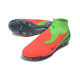 Botas de Fútbol Nike Phantom 6 High Elite Fg Hot Punch Negro Verde Strike