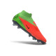 Botas de Fútbol Nike Phantom 6 High Elite Fg Hot Punch Negro Verde Strike