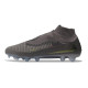 Botas de Fútbol Nike Phantom 6 High Elite Fg Gris Negro