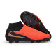 Botas de Fútbol Nike Phantom 6 High Elite Fg Brt Carmesí Desenfoque Negro