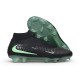 Botas de Fútbol Nike Phantom 6 High Elite Fg Negro Verde ilusión