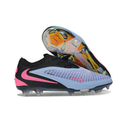 Zapatillas de Futbol Nike Phantom 6 Low Elite FG Azul claro Rosa