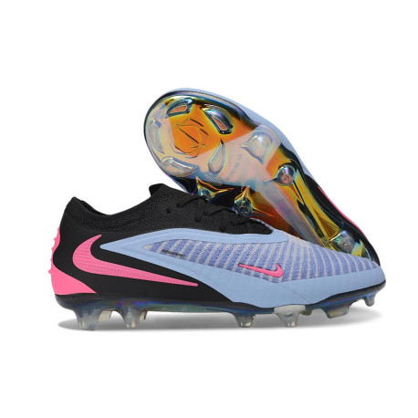 Zapatillas de Futbol Nike Phantom 6 Low Elite FG Azul claro Rosa