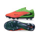 Zapatillas Nike Phantom 6 Low Elite FG Hot Punch Negro Verde Strike