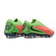 Zapatillas Nike Phantom 6 Low Elite FG Hot Punch Negro Verde Strike