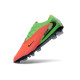 Zapatillas Nike Phantom 6 Low Elite FG Hot Punch Negro Verde Strike